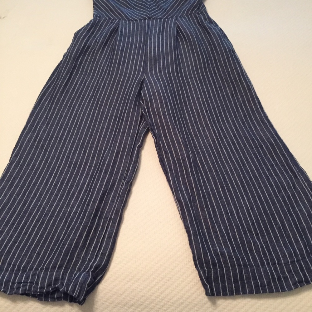 Rachel Zoe Linen Chambray Jumpsuit. size 6 - Picture 6 of 11